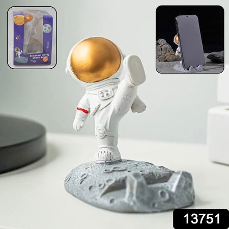 resin mobile holder astronaut design 11 cm x 5 cm x 13 cm pack of 1