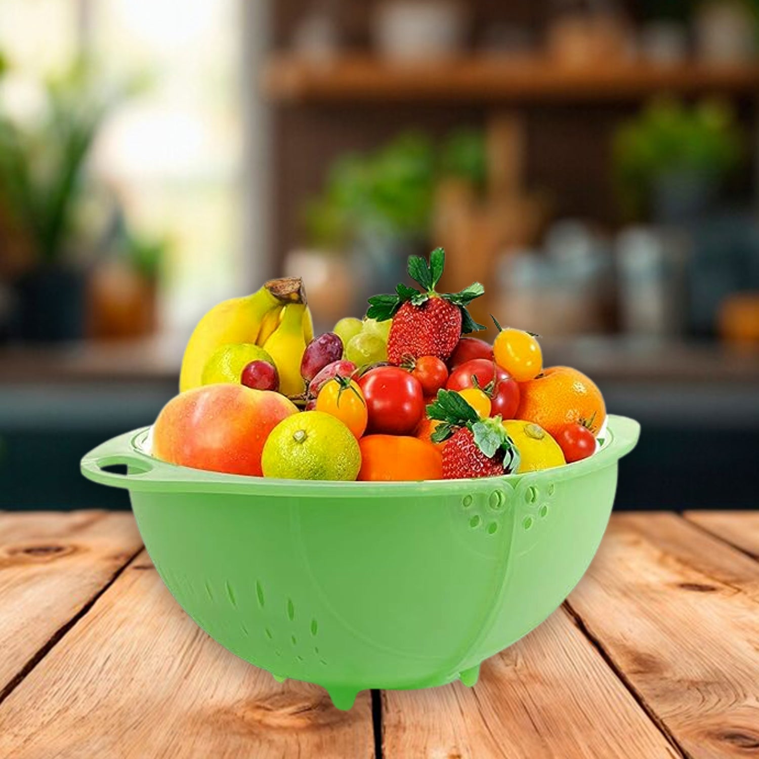 smart basket 3in1 multiuse fruit and vegetable bowl 30 cm x 22 cm x 12 cm