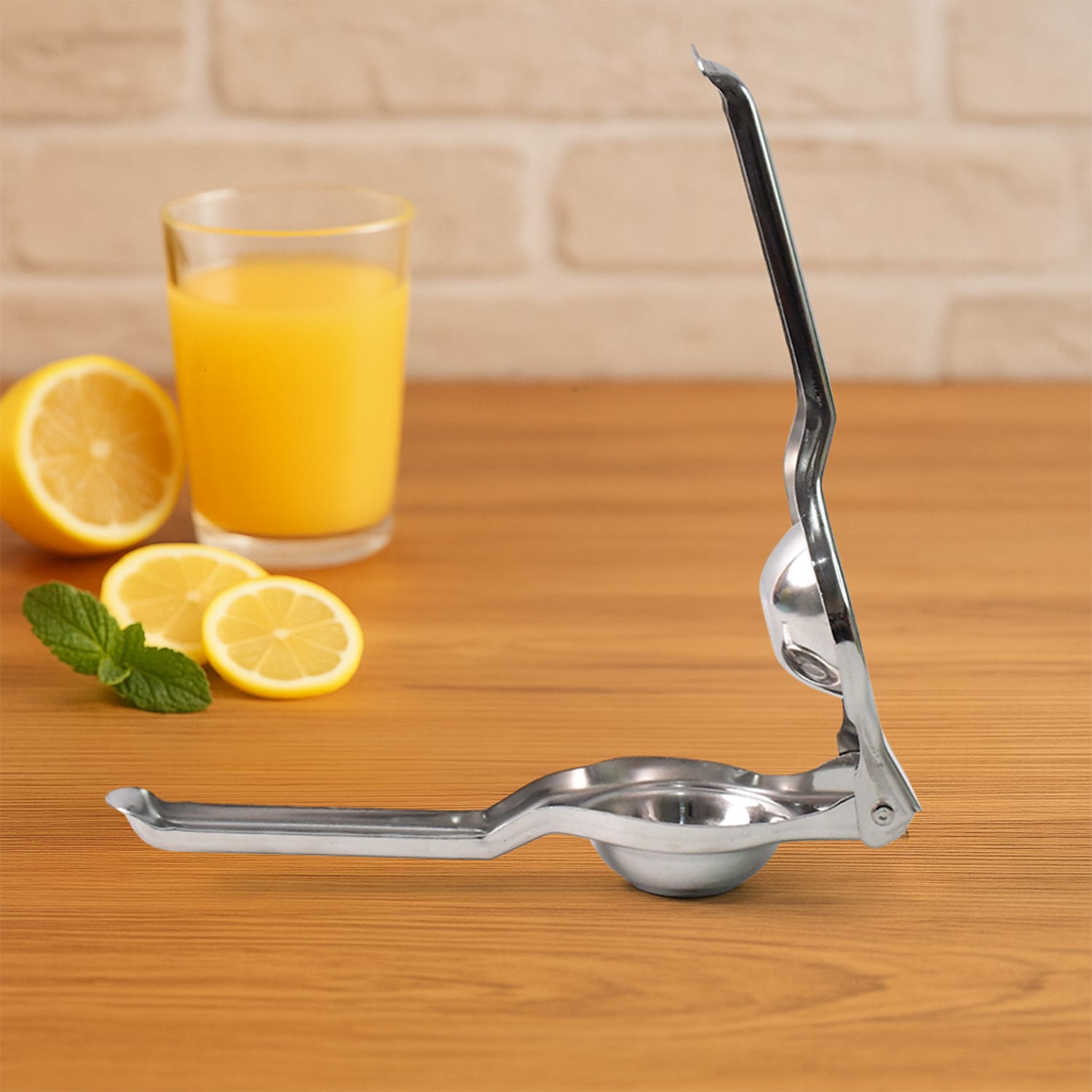 2-in-1 stainless steel lemon squeezer with bottle opener kitchen tool
