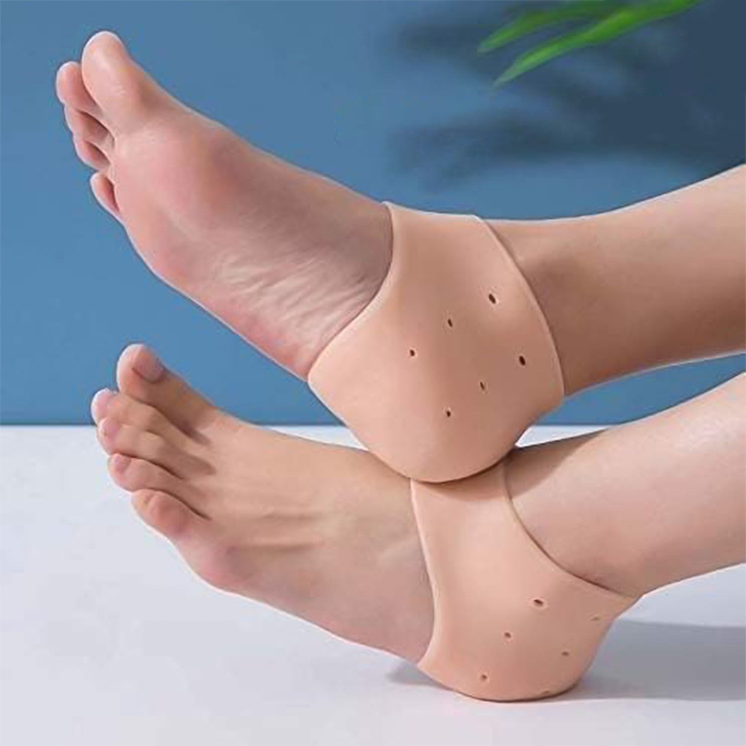 silicone gel heel protectors for foot pain relief pack of 1 pair