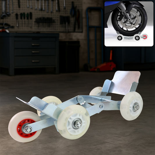 metal frame motorcycle front wheel parking roller stand pack of 1