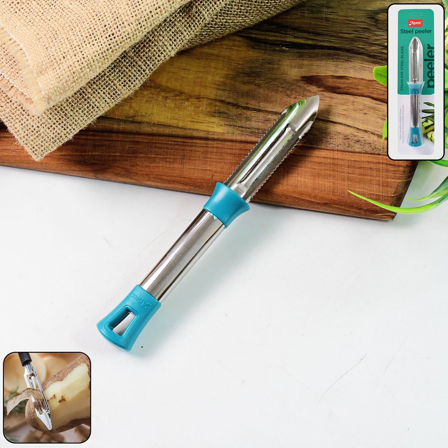 stainless steel vegetable fruit peeler 1 pc