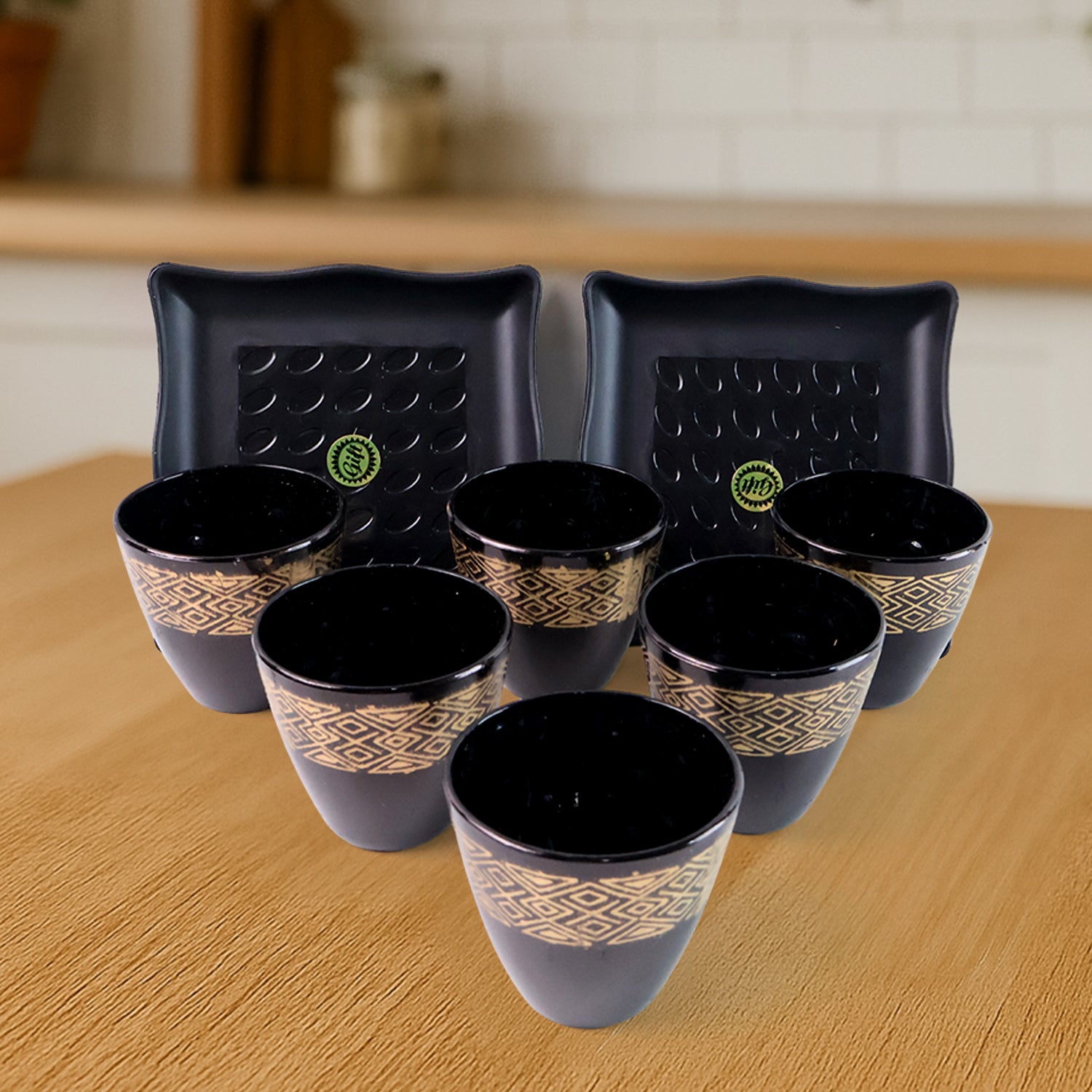 2 bowl 6 glass set with durable design for home use