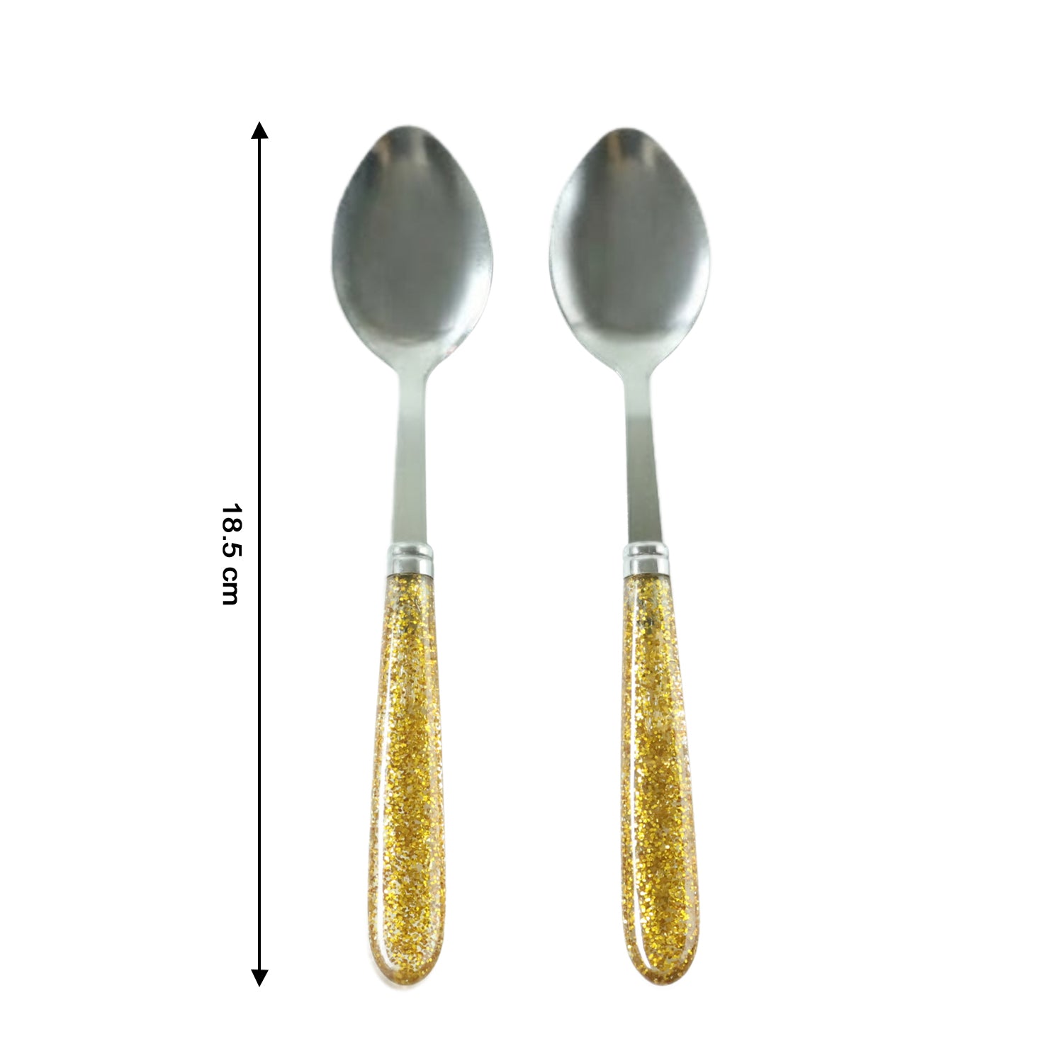 stainless steel dining spoon set pack of 2 for daily use