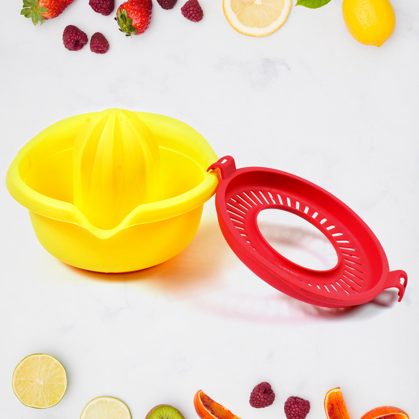orange juicer manual hand press abs plastic 300 ml