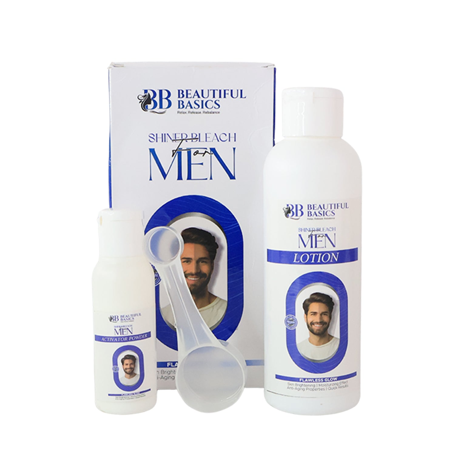 skin brightening bleach set lotion and activator powder 200 gm pack of 1