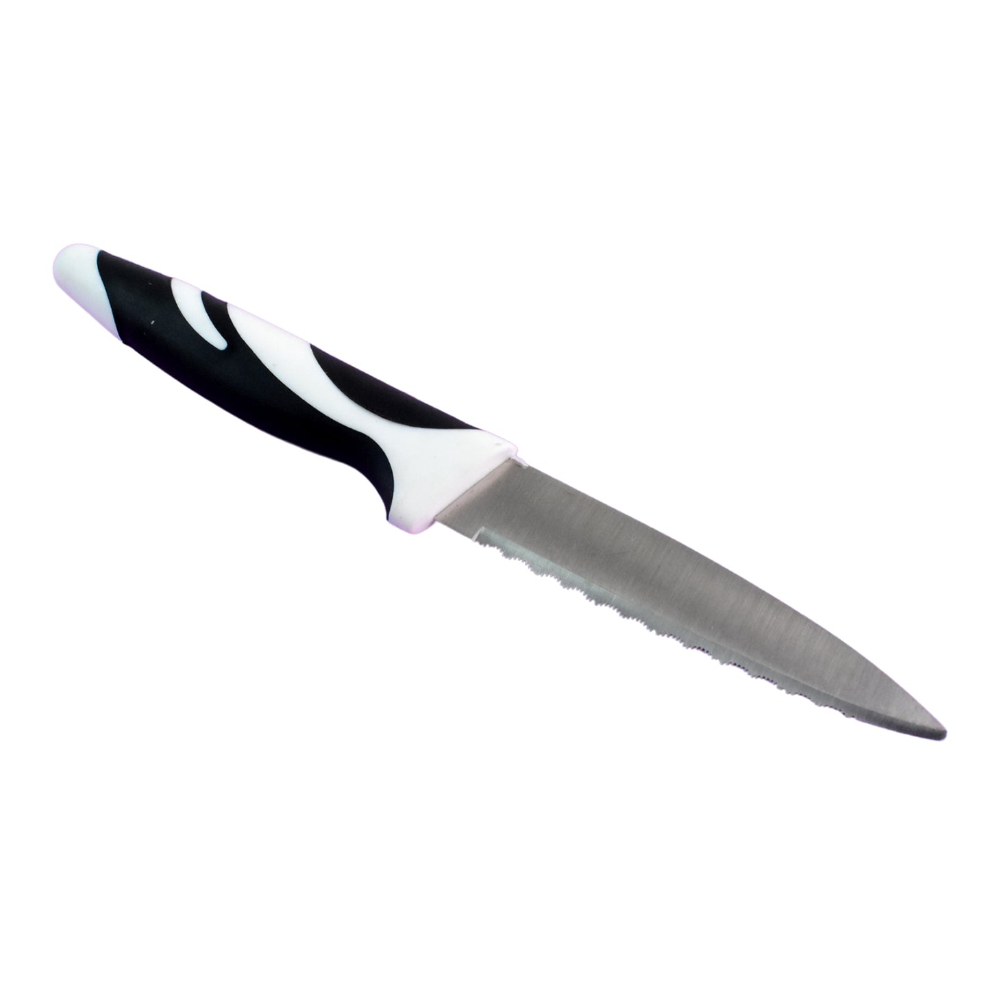 stainless steel serrated kitchen knife 30 cm length