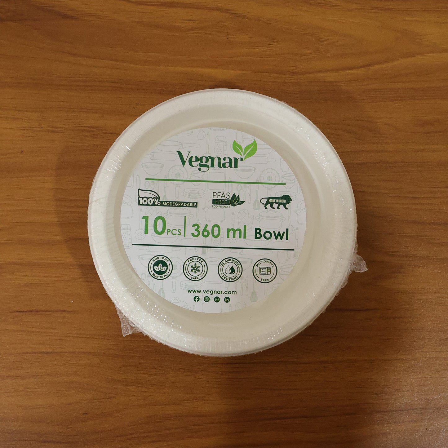 disposable food serving bowl 360 ml capacity pack of 10