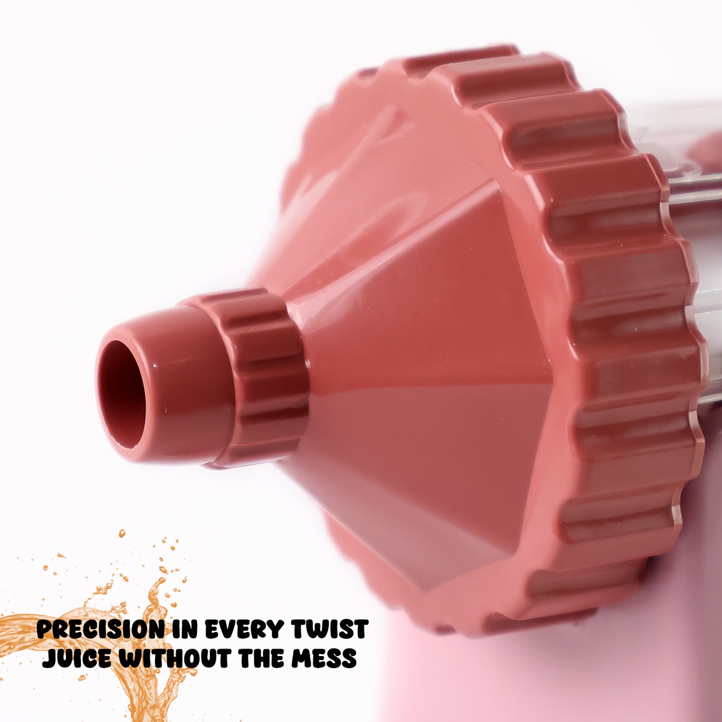 manual hand juicer with plastic body and vacuum lock base 22 cm