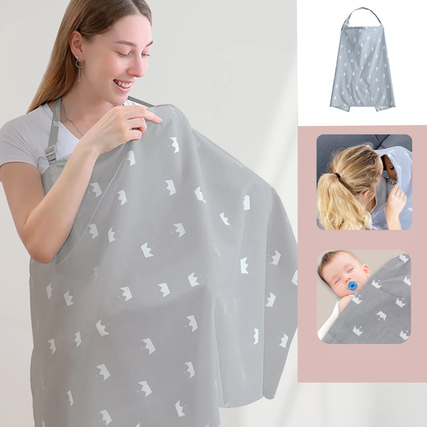 soft cotton baby nursing cover pack of 1
