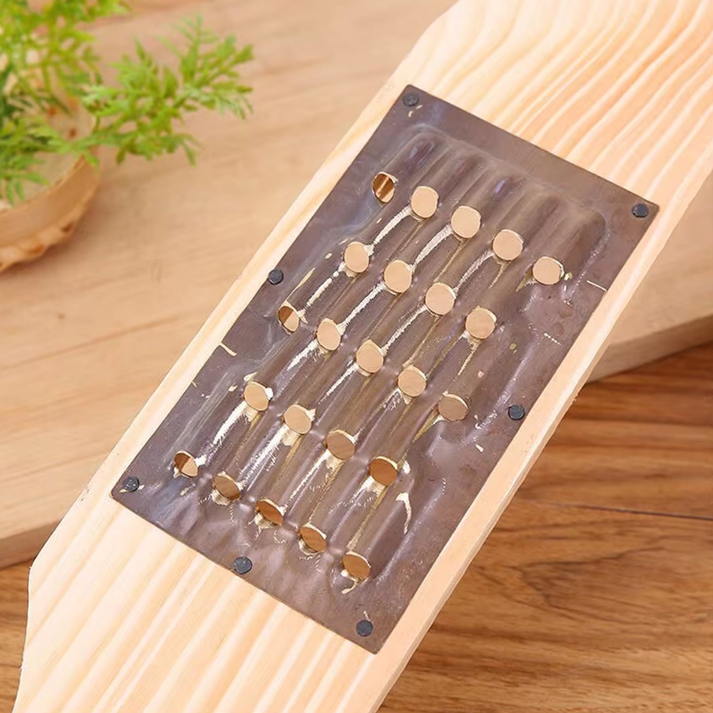 vegetable shredder slicer 33 cm with wooden handle