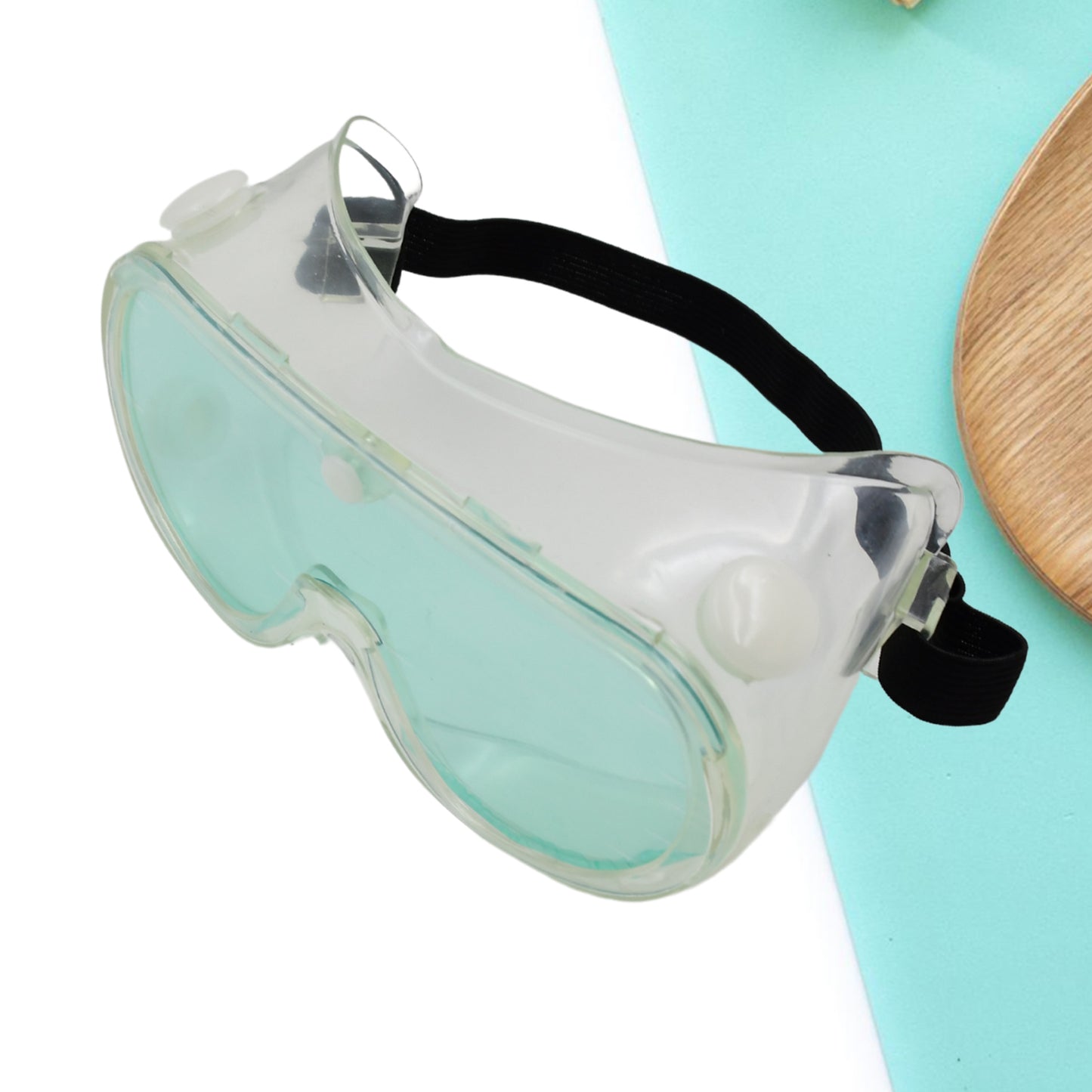 pvc frame eye safety goggles impact resistant lens pack of 1